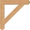 Ekena Millwork Traditional Craftsman Smooth Bracket, Western Red Cedar, 5 1/2"W x 38"D x 38"H BKT06X38X38TRA04SWR - alternate 4